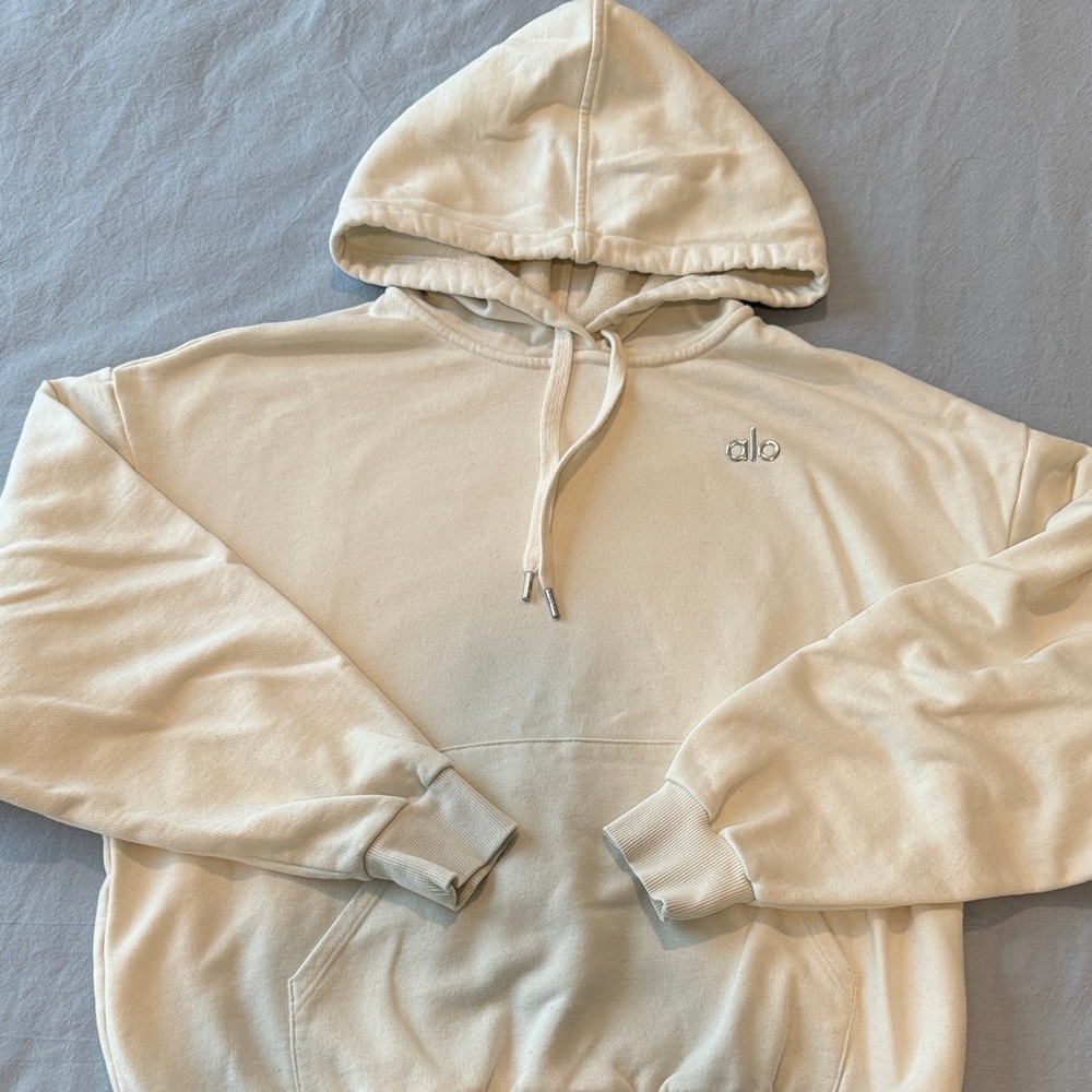 ALO Yoga Off-White Hoodie